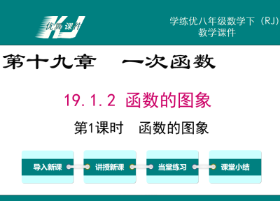 人教版八年级下册数学课件第十九章 一次函数19.1.2 函数的图象第1课时  函数的图象PPT课件下载