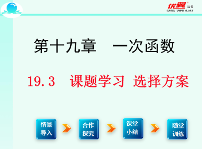 人教版八年级下册数学课件第十九章一次函数19.2.3 一次函数与方程、不等式PPT课件