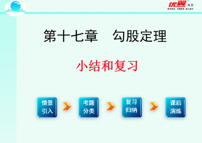 人教版八年级下册数学课件第十七章勾股定理小结与复习PPT课件