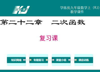 人教版九年级上册数学课件第二十二章  二次函数小结与复习PPT课件下载