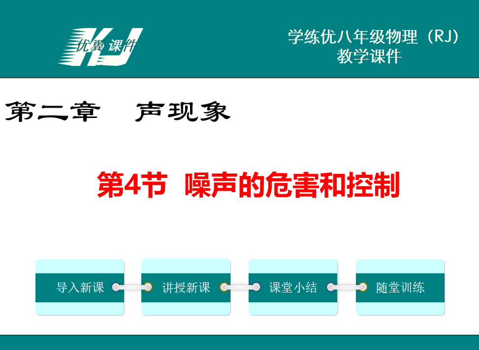 人教版八年级上册物理第二章声现象第4节  噪声的危害和控制PPT课件下载   