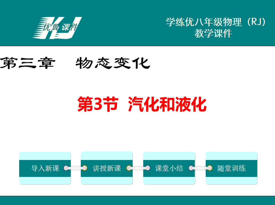 人教版八年级上册物理第三章物态变化第3节  汽化和液化PPT课件下载  