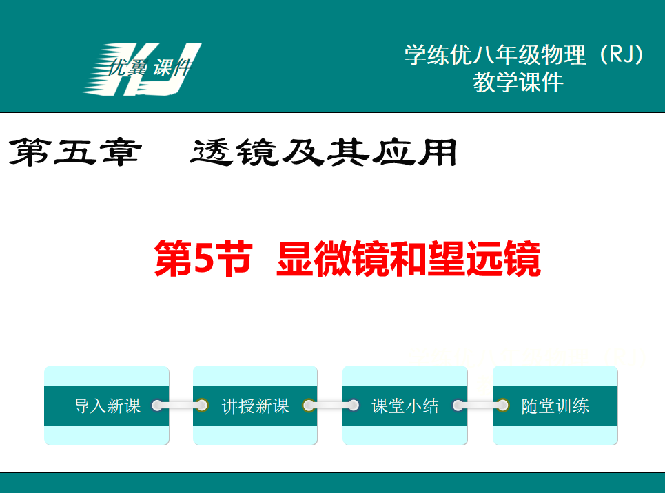 人教版八年级上册物理第五章  透镜及其应用第5节  显微镜和望远镜PPT课件下载  