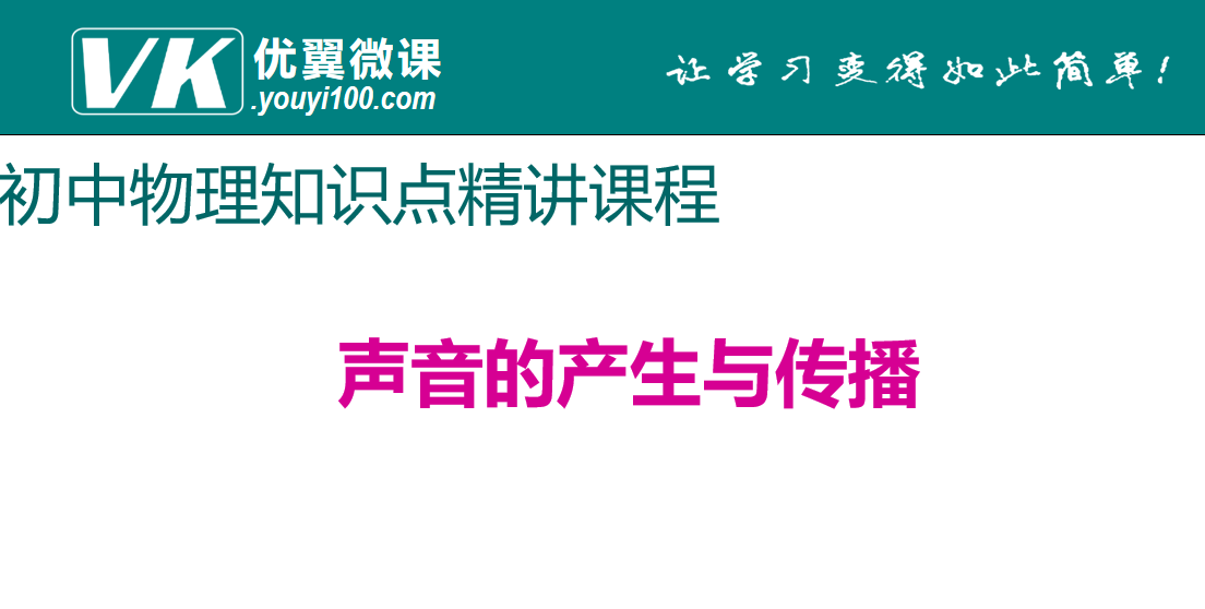 人教版八年级上册物理第二章声现象 声音的产生与传播 知识点PPT课件下载 