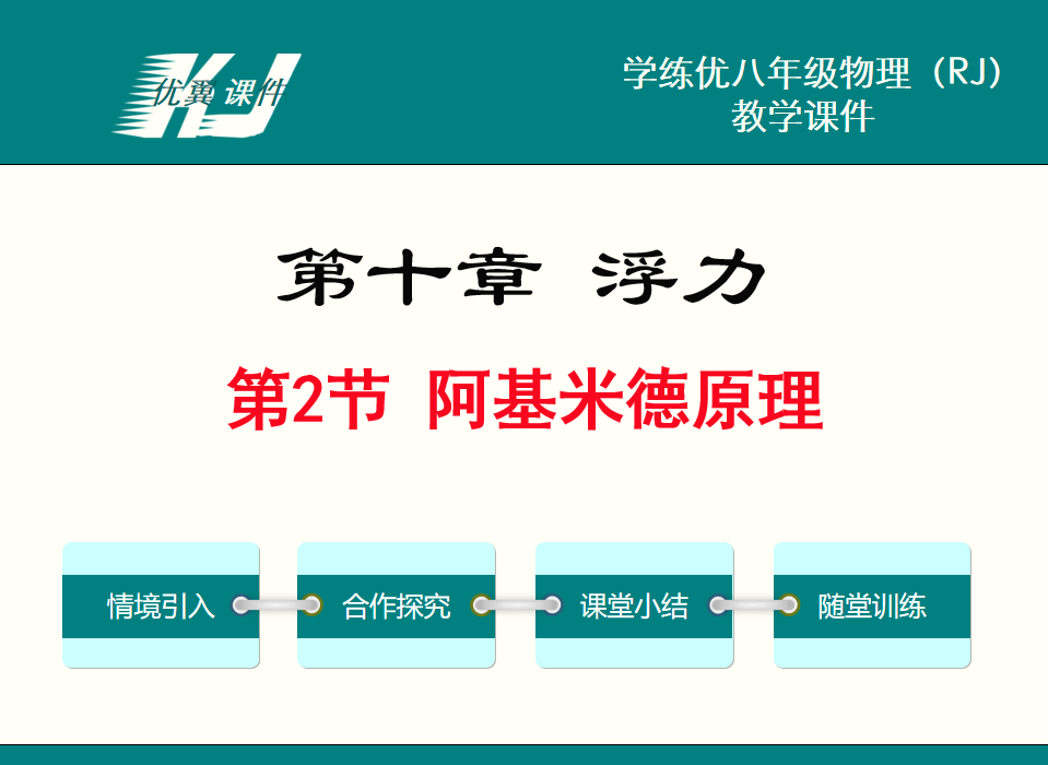 人教版八年级下册物理第十章浮力第2节 阿基米德原理  PPT课件下载   