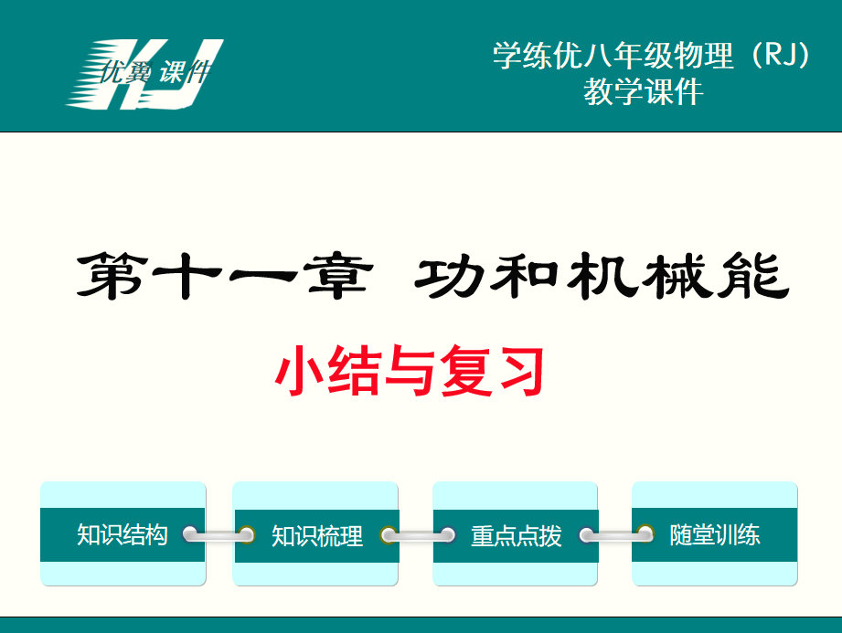 人教版八年级下册物理第十一章 功和机械能PPT课件下载 