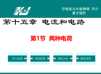 人教版九年级上册物理第十五章 电流和电路第1节  两种电荷PPT课件下载 