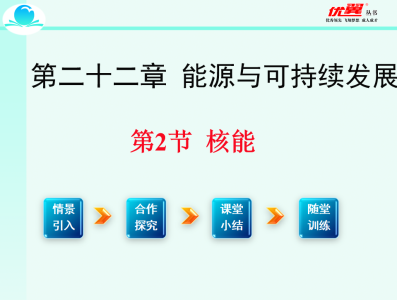 人教版九年级下册物理第二十二章 能源与可持续发展  第2节 核能PPT课件下载    