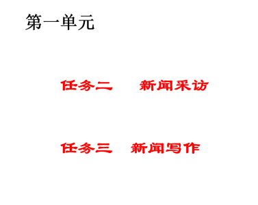 人教版八年级上册语文第一单元写作任务二（新闻采访）任务三（新闻写作）PPT课件下载